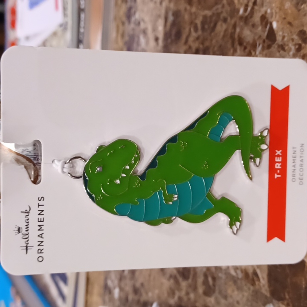 3 for $10 NIP Hallmark T-Rex ornament